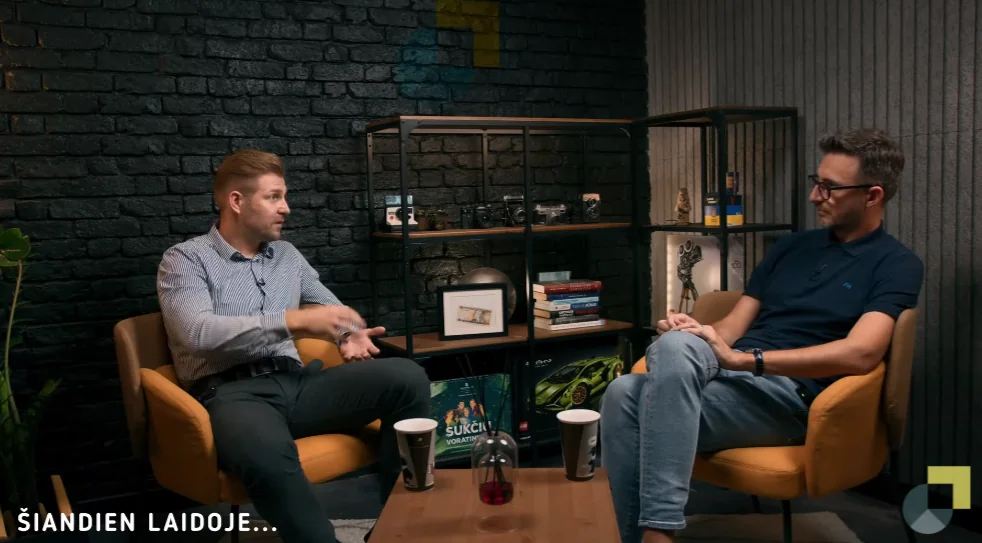 Martynas Juška kalbasi Investavimas.lt tinklalaidės studijoje