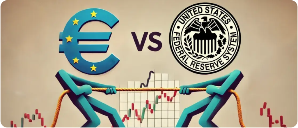 Centrinių bankų palūkanų normų struktūra: ECB ir FED skirtumai
