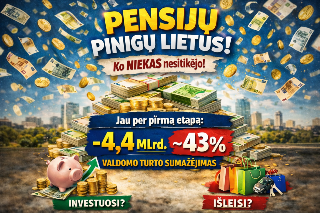 Pensijų fondų atsiimamos sumos